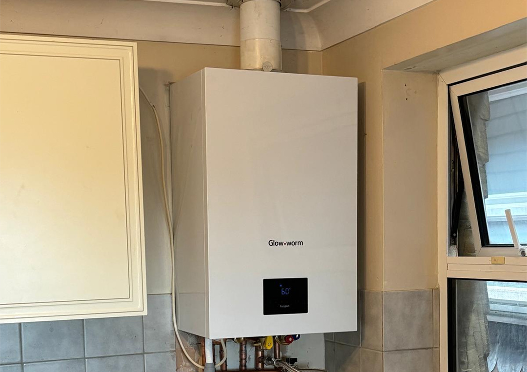 Glowworm boiler fitted