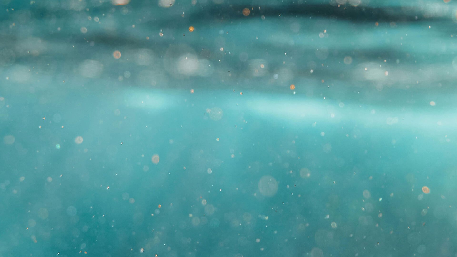 Picture of light beams underwater