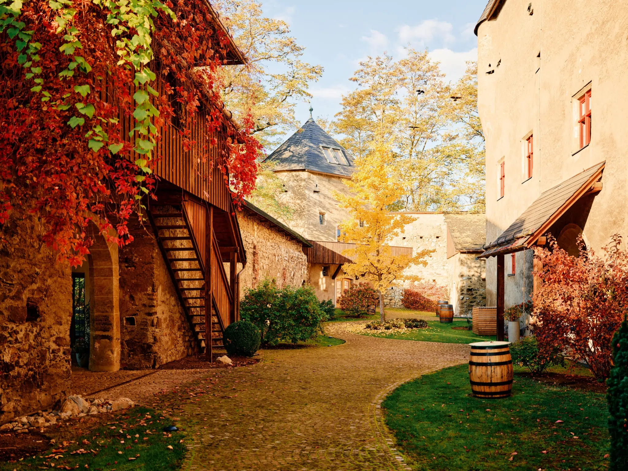 Schloss Gabelhofen Innenhof