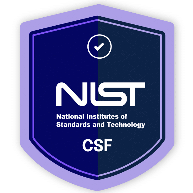National Institute of Standards and Technology Cybersecurity Framework badge