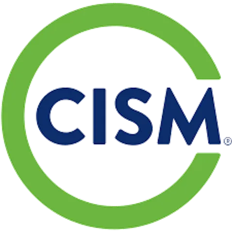 Certified Information Security Manager badge for cybersecurity