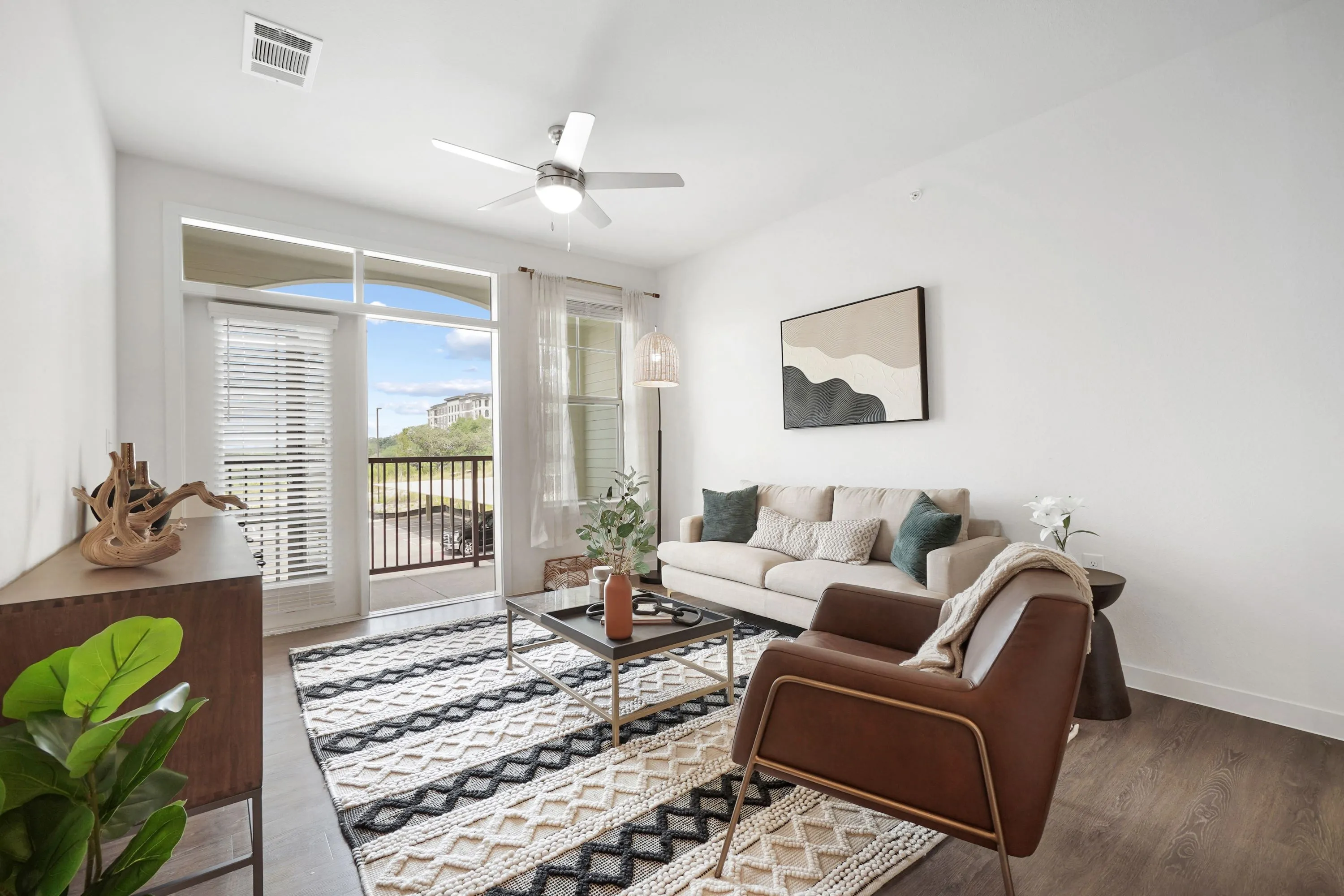 Living room to balcony