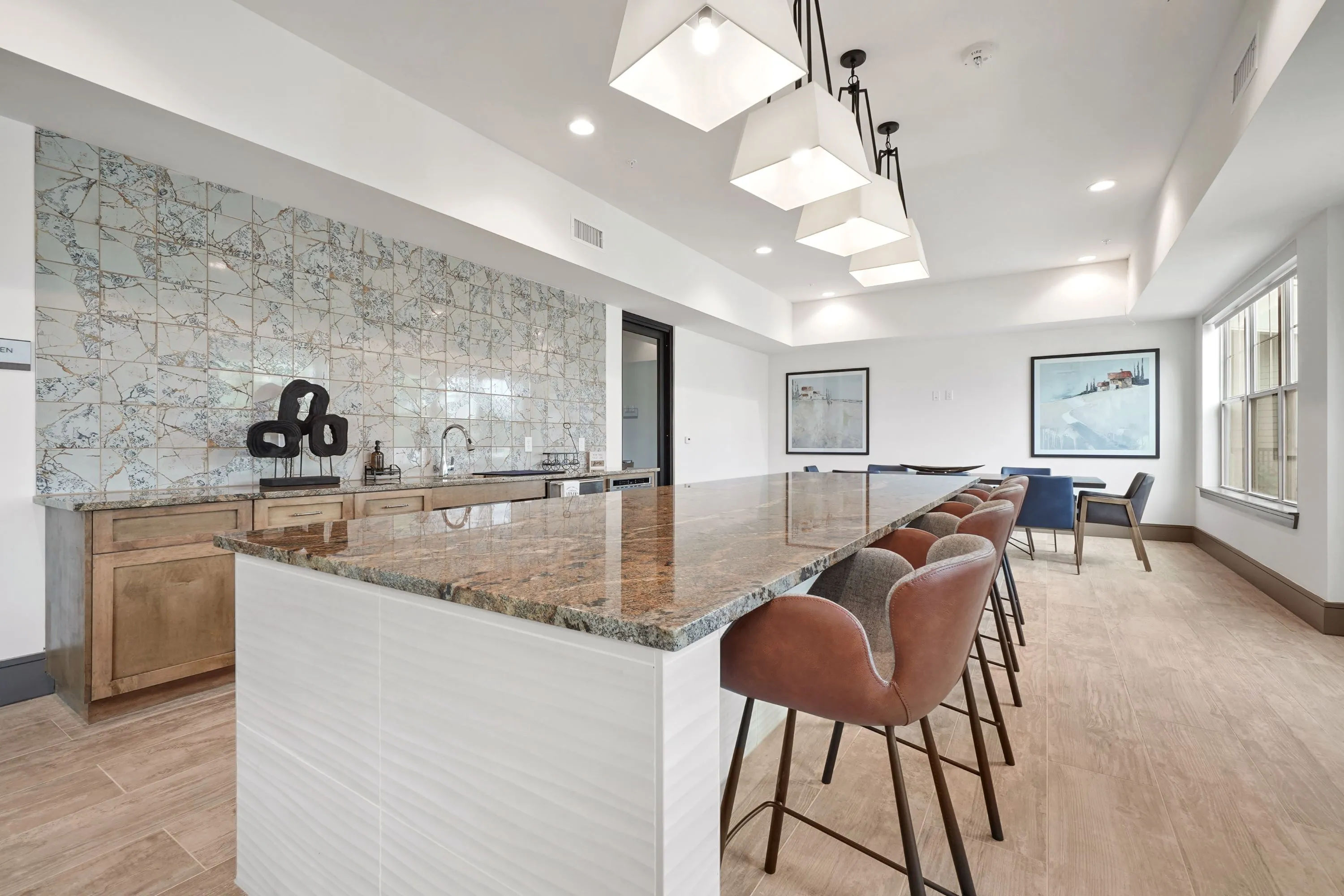 Breakfast bar