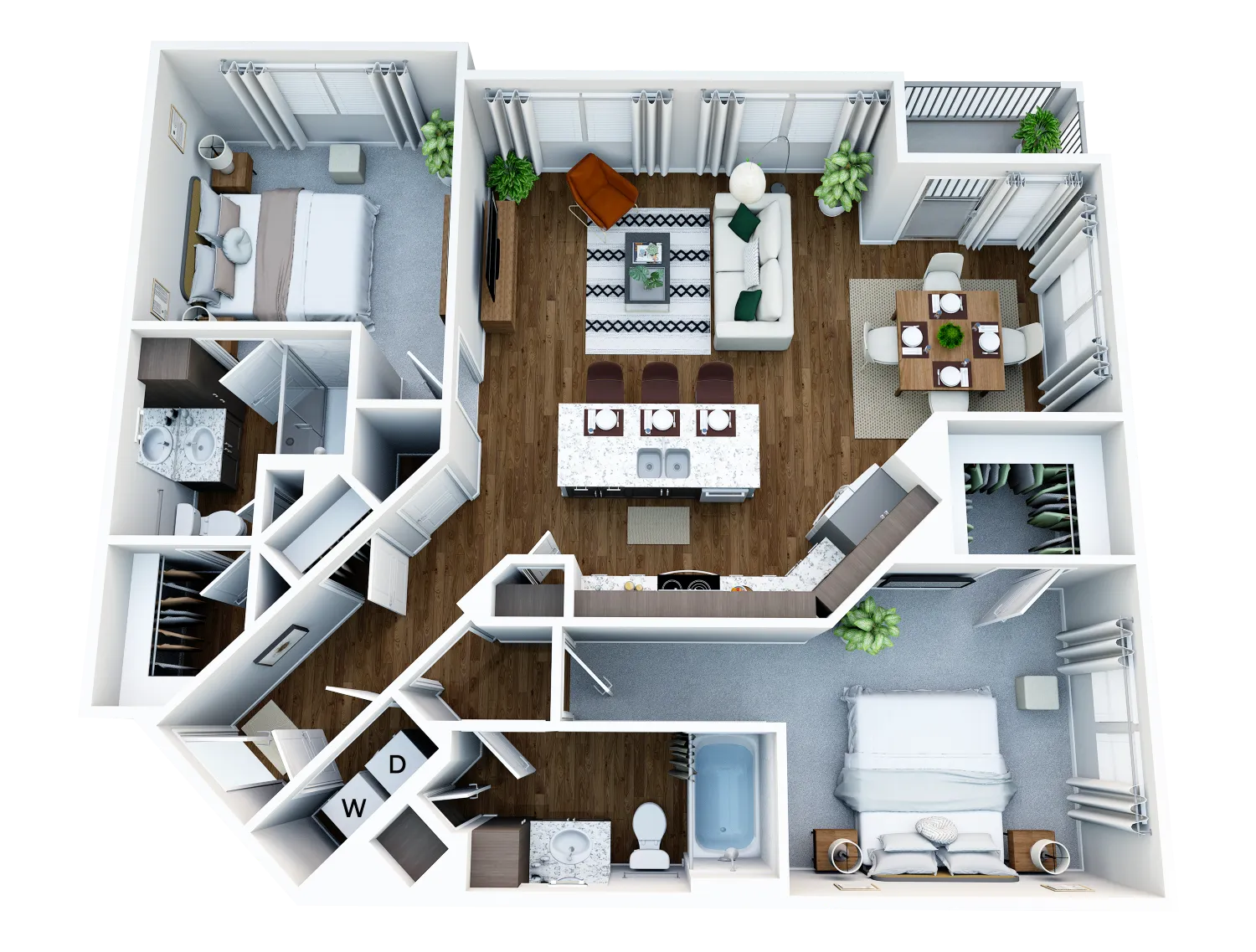B2 layout