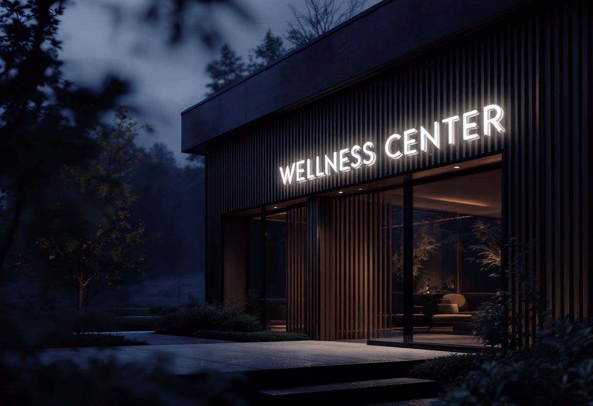 image of wellness center building exterior