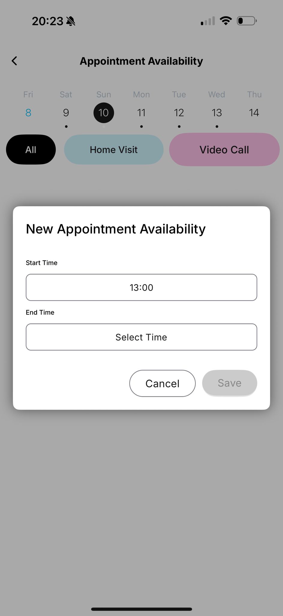 New Appointment
