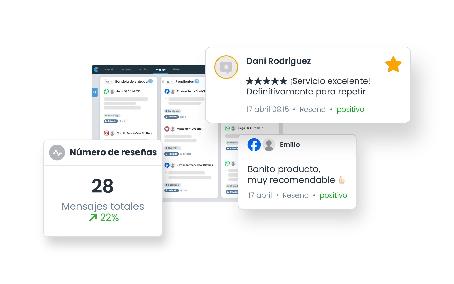 Notificaciones realtime visual