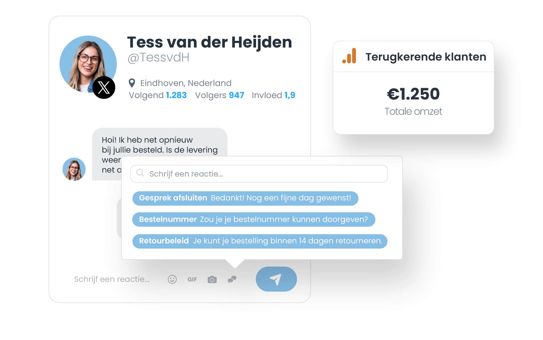 Klantloyaliteit door snelle en persoonlijke service visual