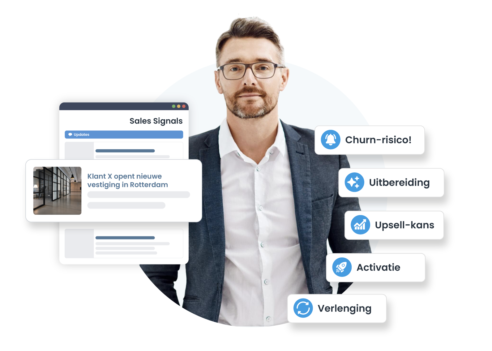 Header visual Sales Signals trial pagina