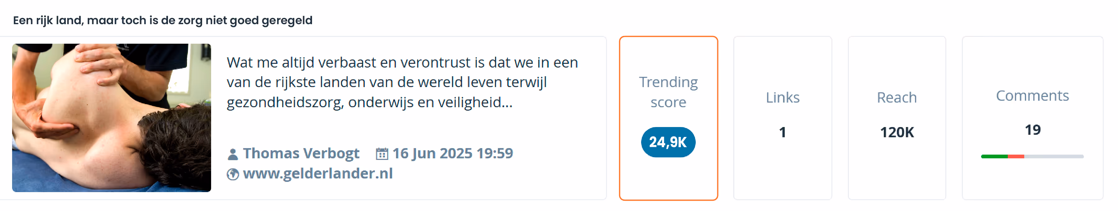 Een rijk land, maar toch geen goede zorg visual