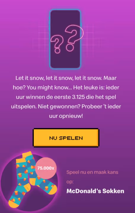 McDonalds adventskalender