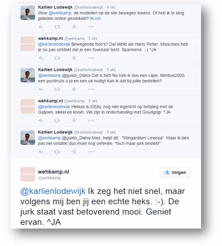 Wehkamp - humor op social media