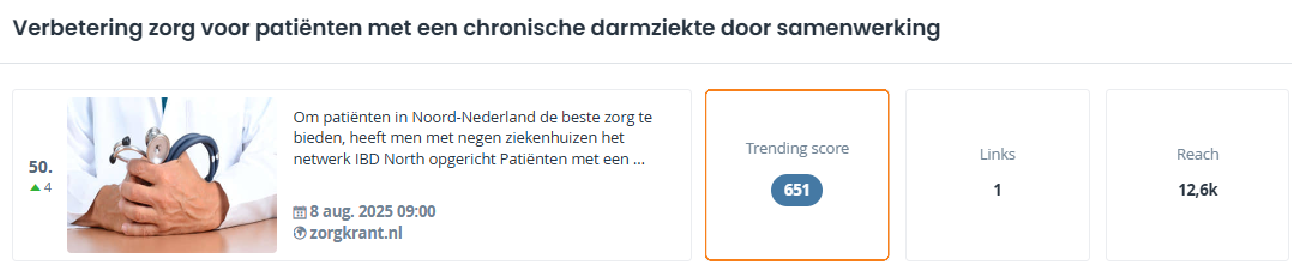 Betere darmzorg door samenwerking: IBD North versnelt toegang tot behandelingen