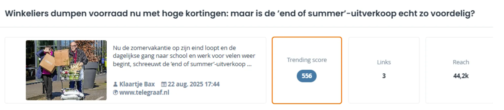 End of summer-uitverkoop: niet altijd voordeliger