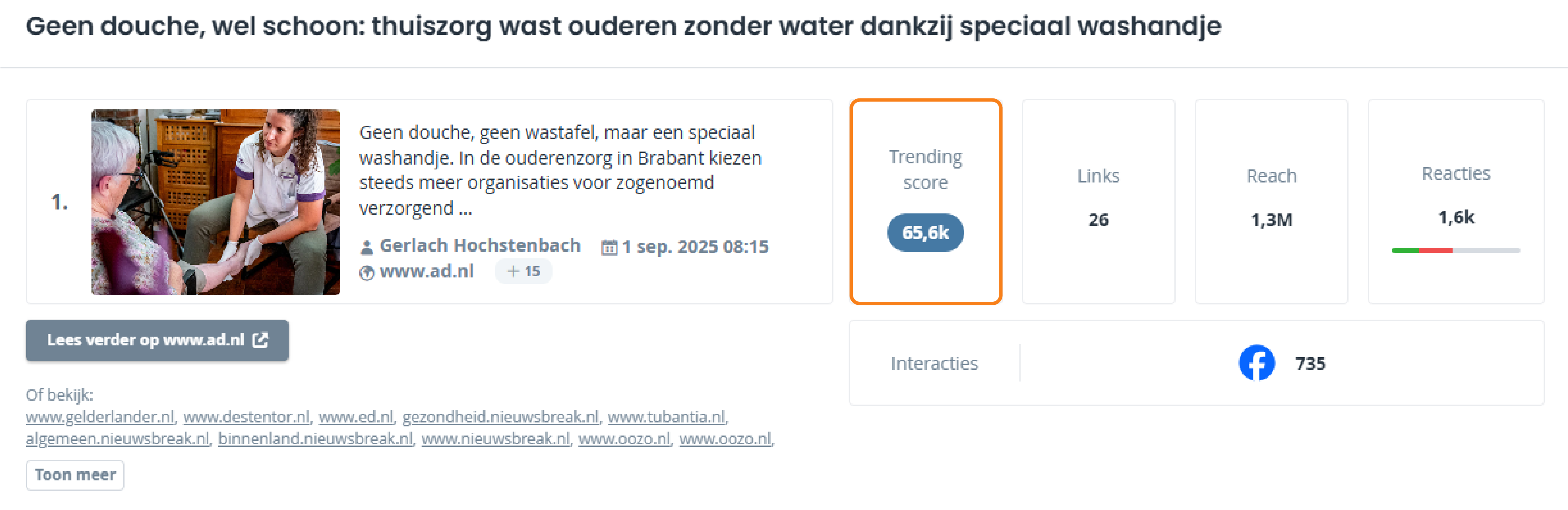 Zo helpt Coosto Discover je bij newsjacking