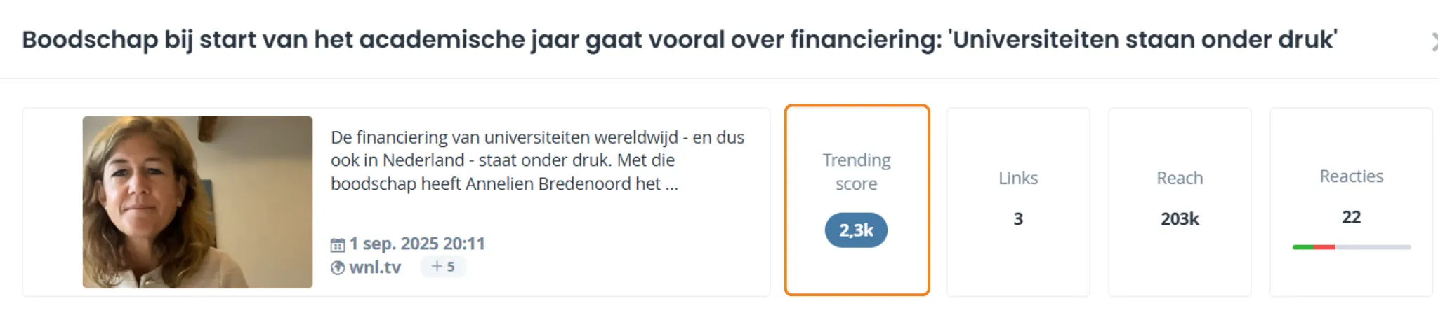 Universiteiten onder druk door financiering en dalende studentenaantallen