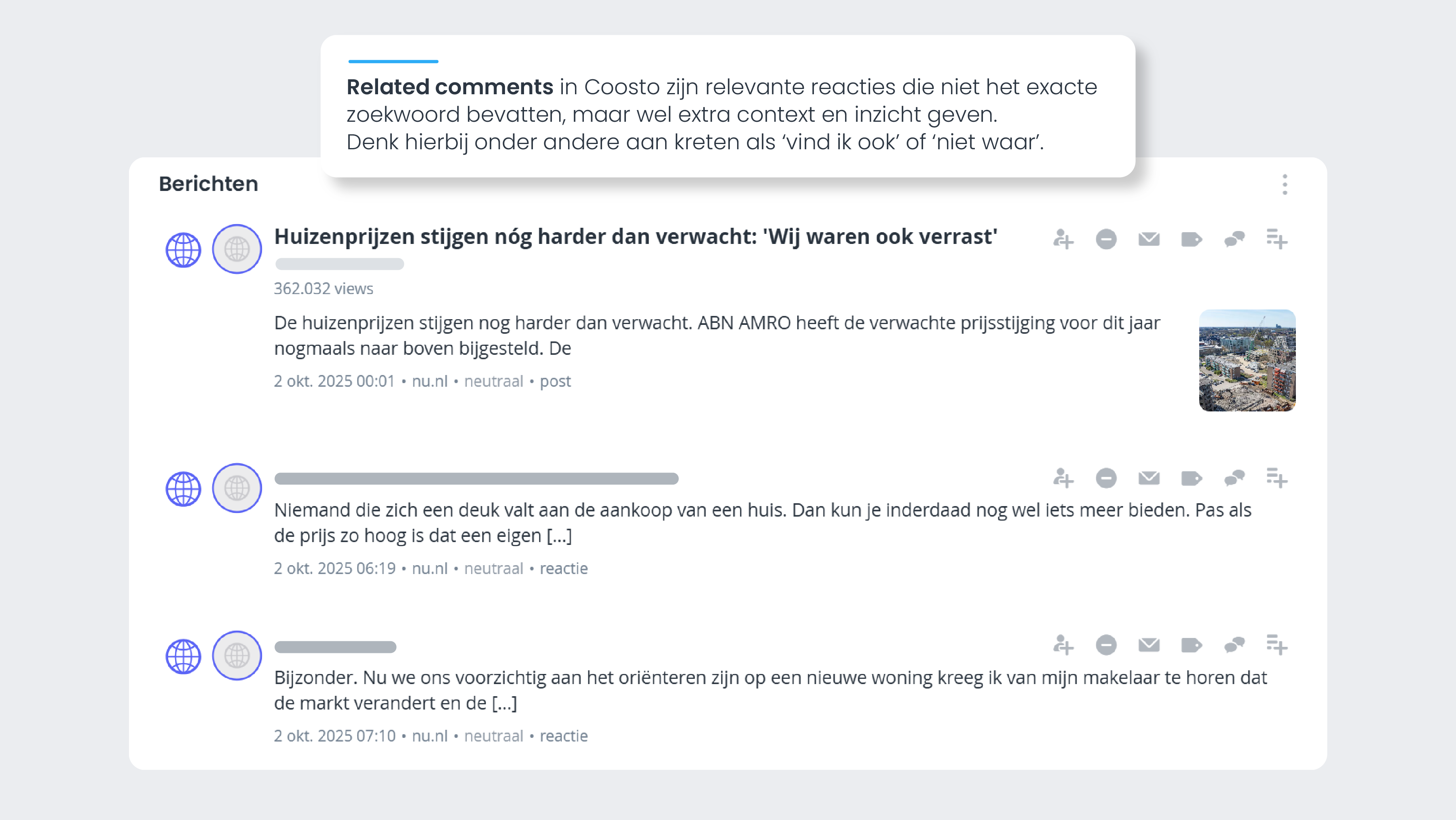 Related comments visual