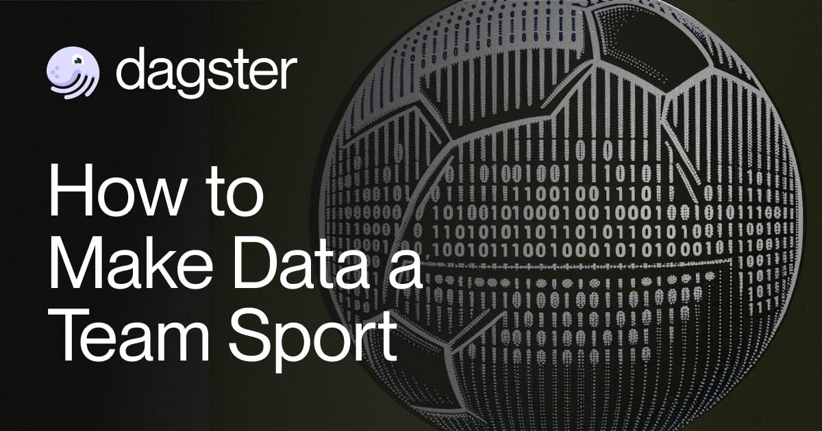 How to Make Data a Team Sport
