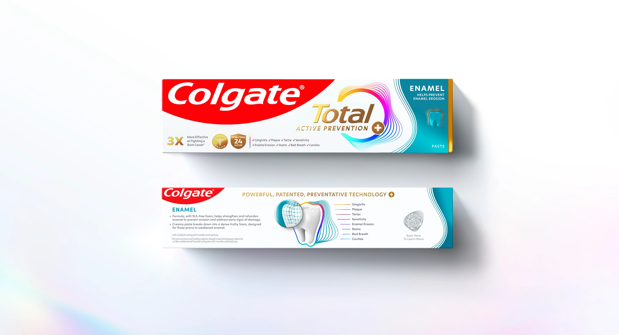 Colgate Total carton design