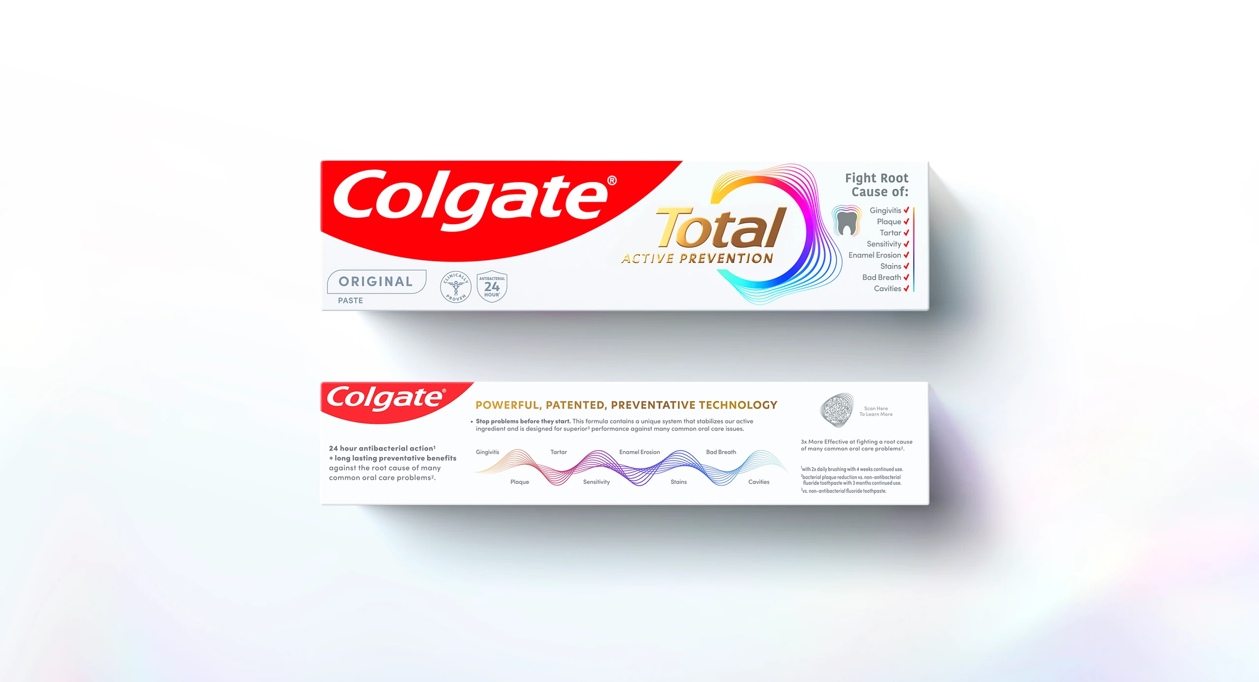 Colgate Total carton design