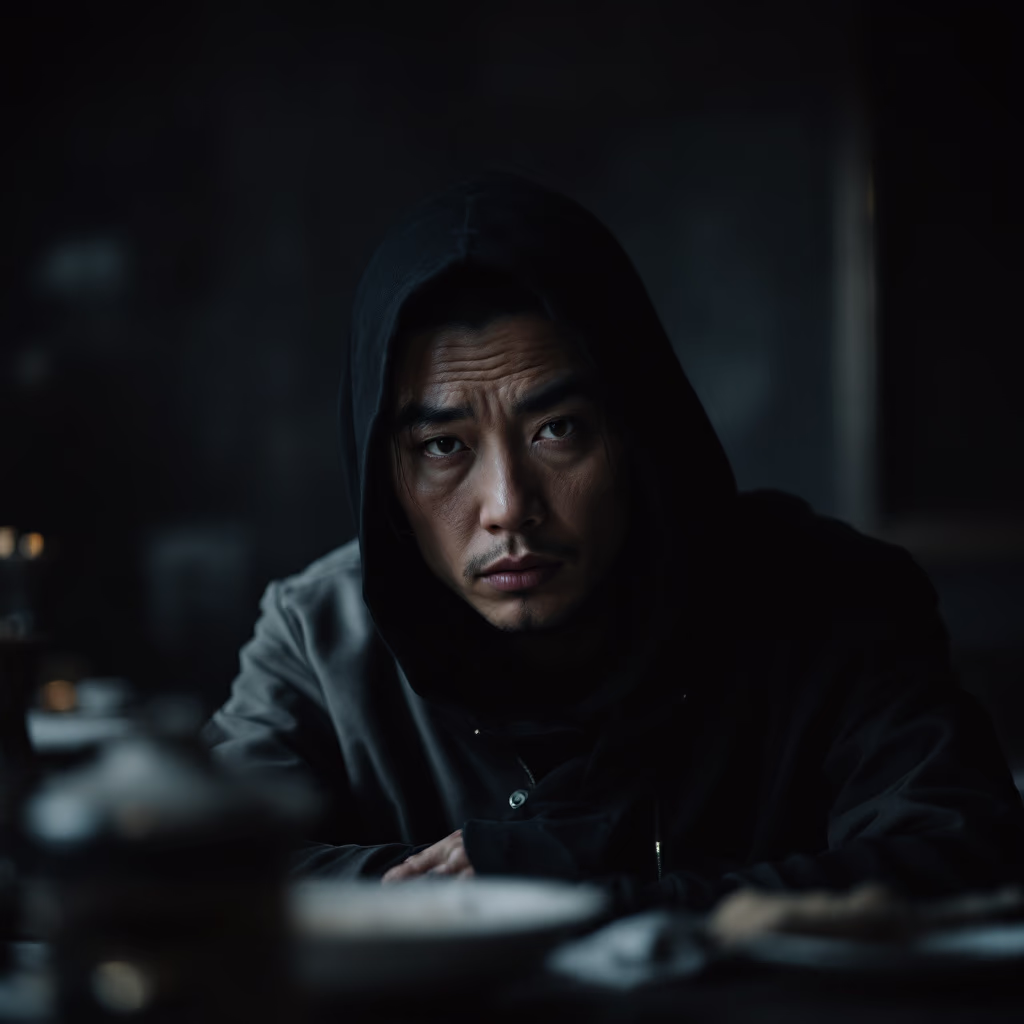 [headshot] image of customer (for a chinese restaurant)