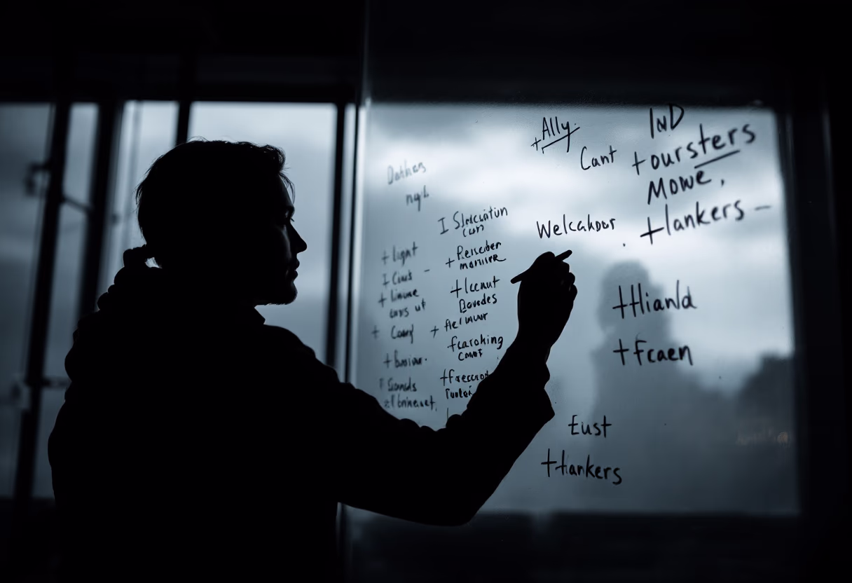 image of brainstorming session for a productivity tools business