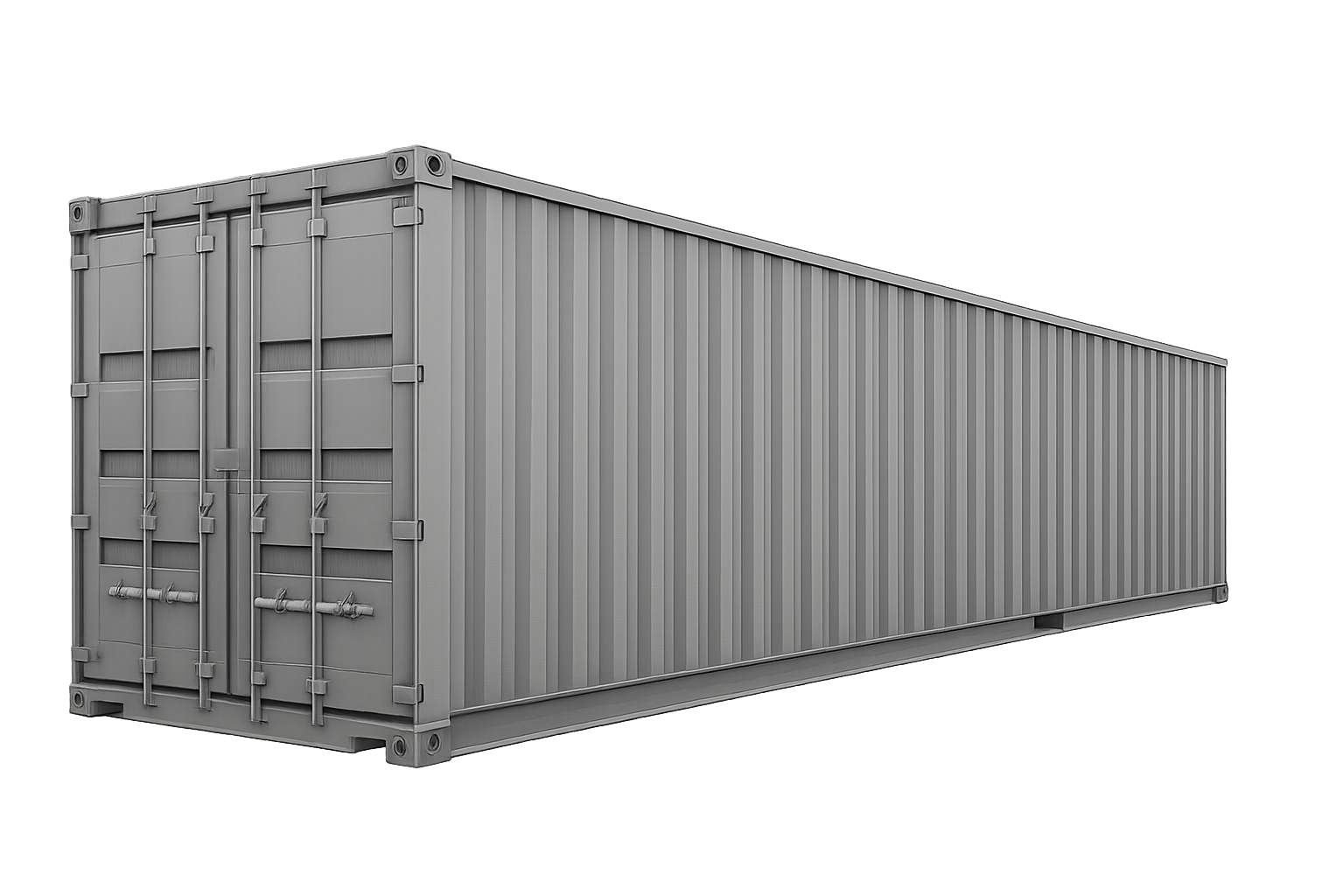 Secure steel self‑storage container units at our facility.