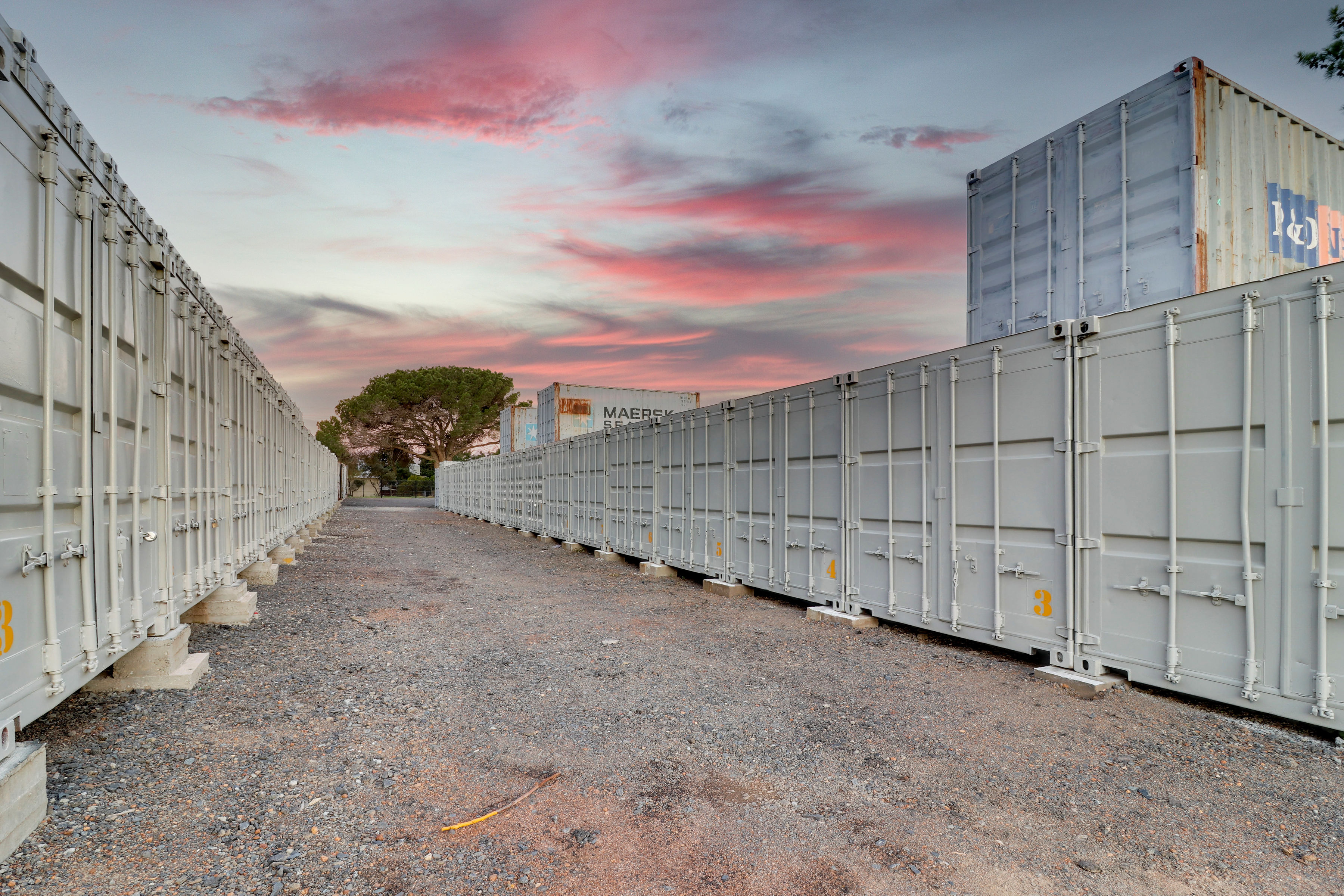 Clean and secure self-storage facility with multiple unit sizes available.