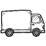 moving truck icon