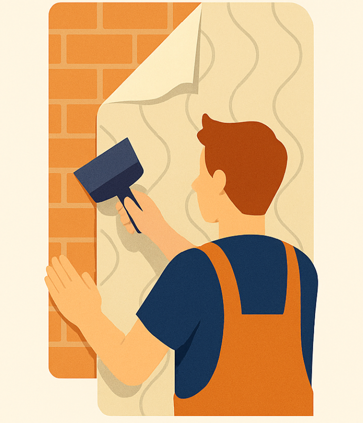image of roofing contractor at work