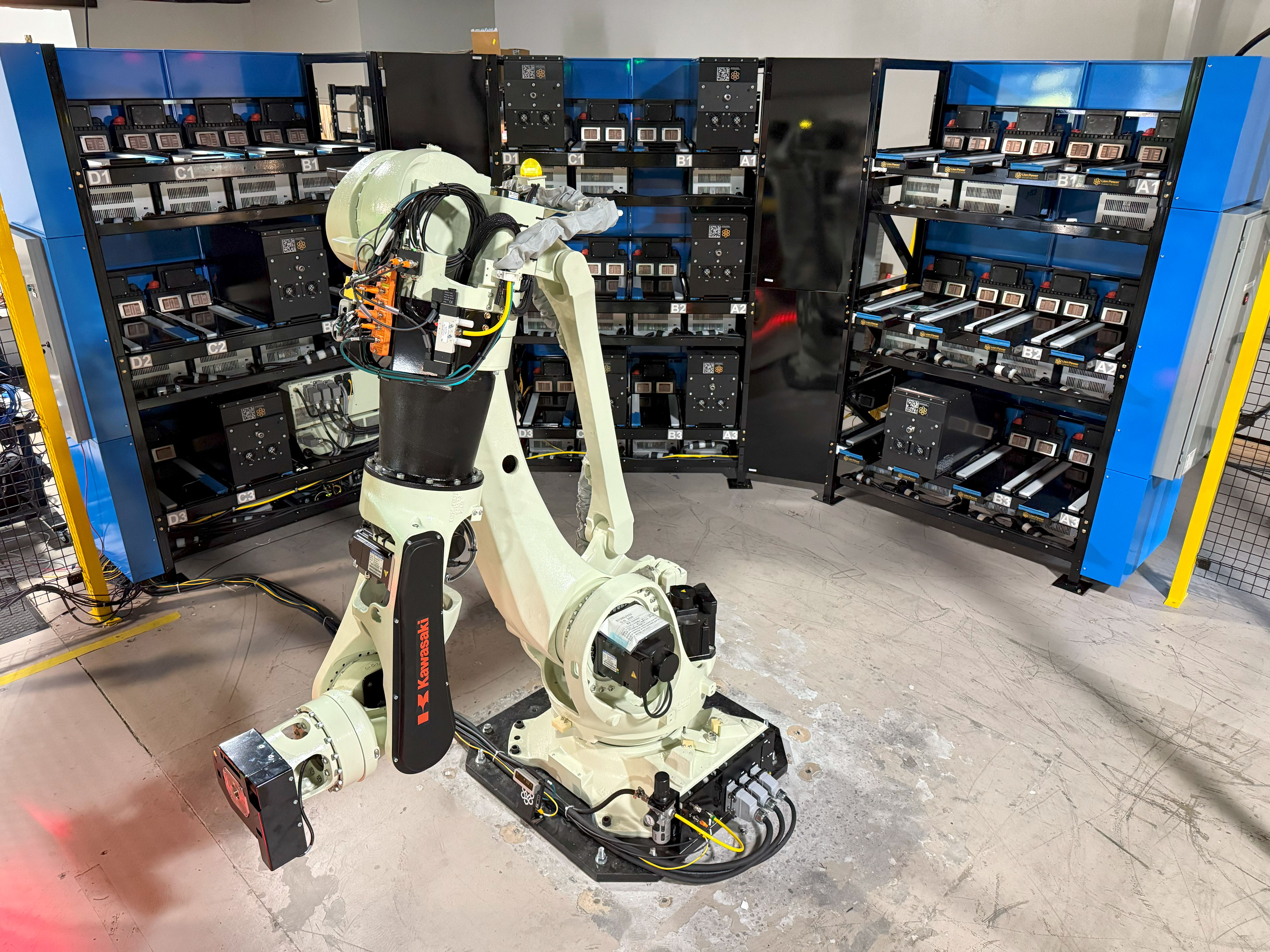 image of robot in a manufacturing environment (for a robotics and automation)