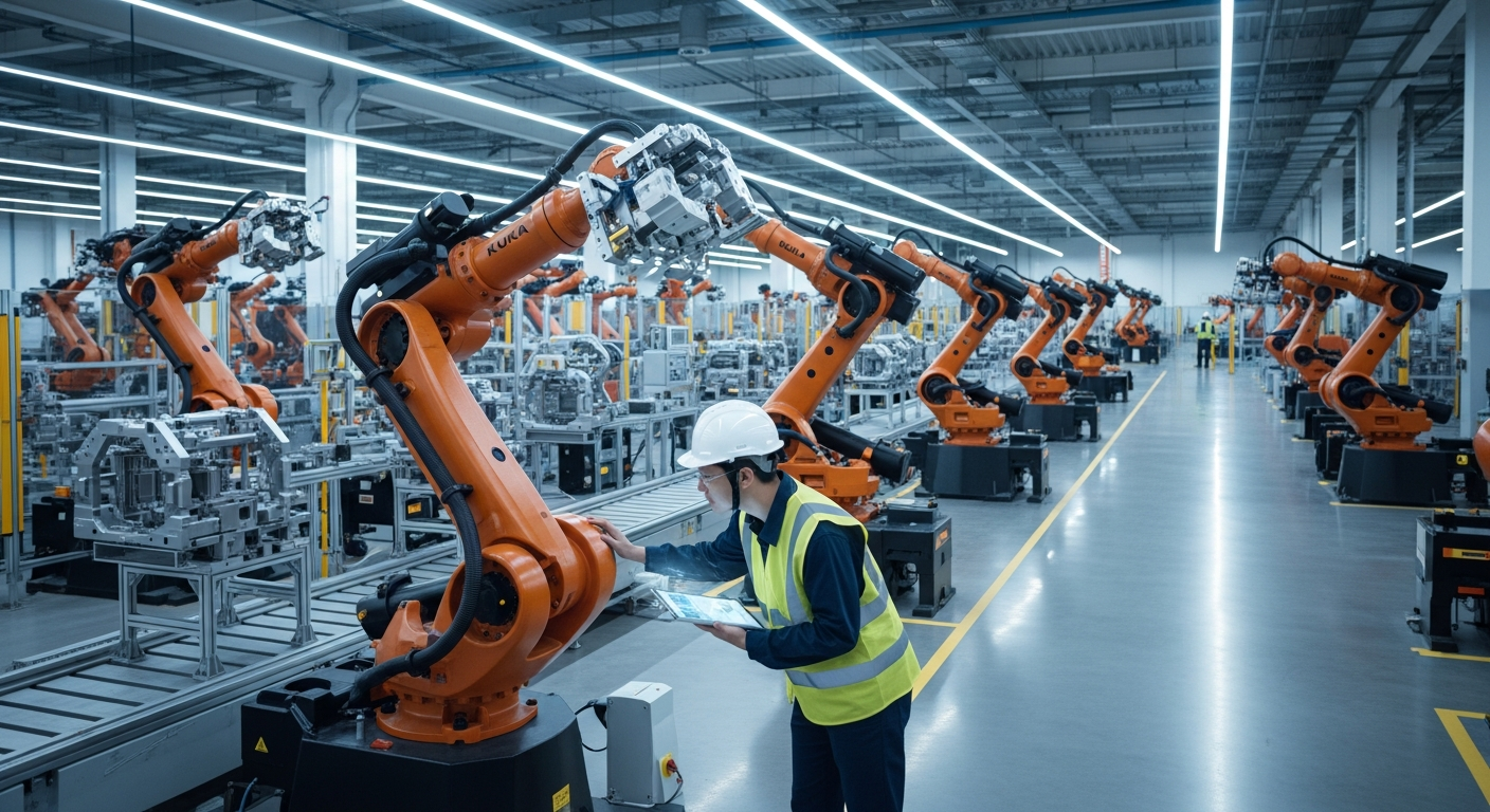 Augsburg KUKA Robotik Industrie Vorsorge