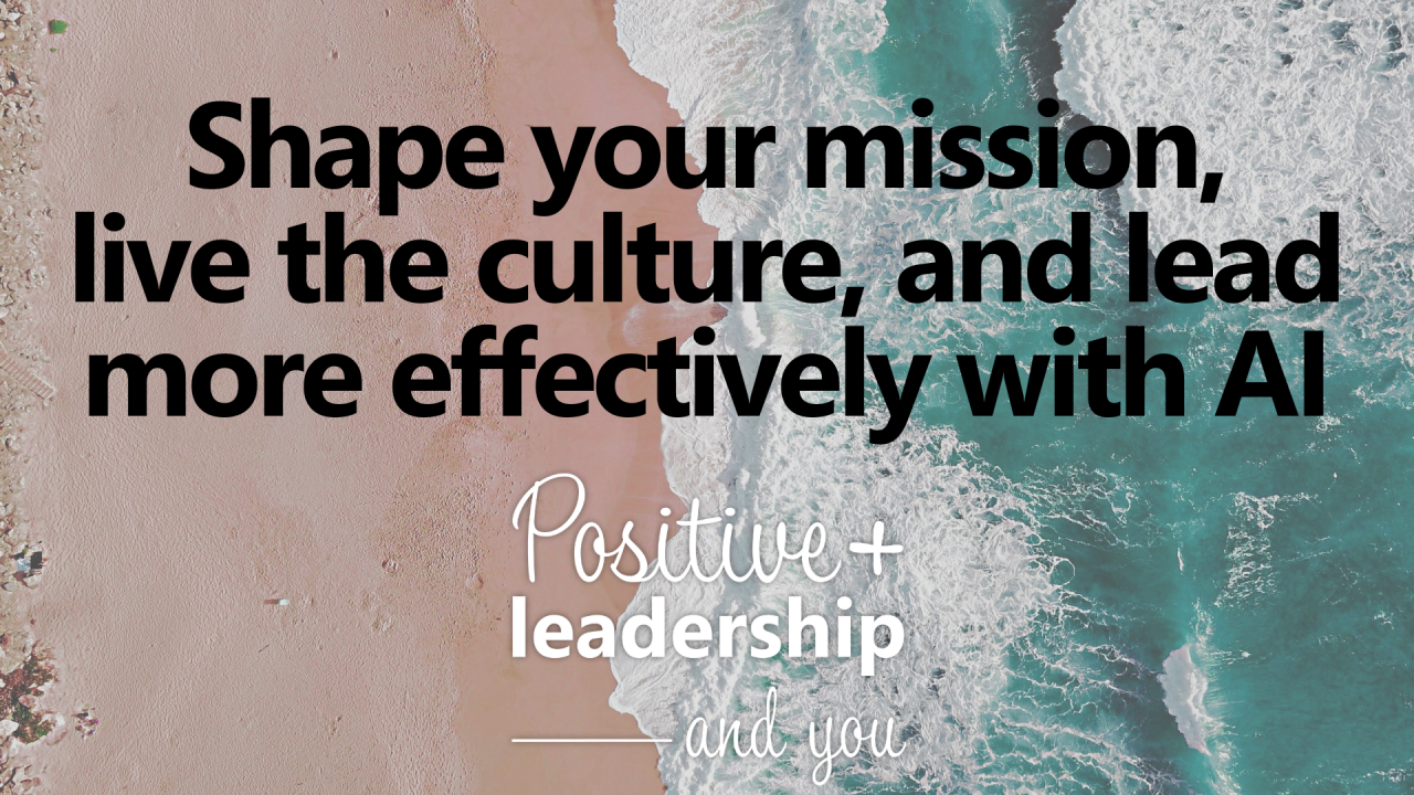 Me – Defining and Living Your Personal Mission