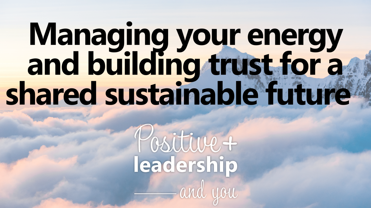 Me: Self-Care and Energy Management