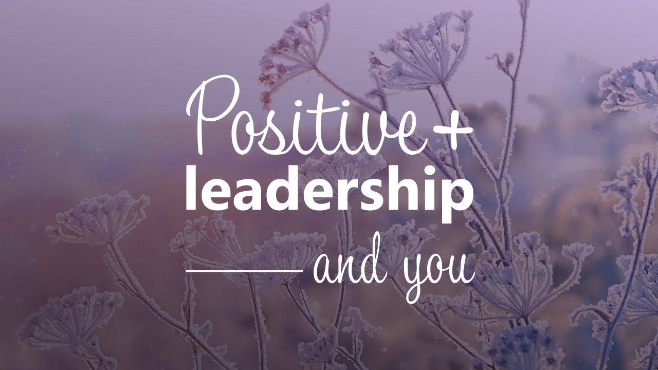 How Positive Leadership can build resilience