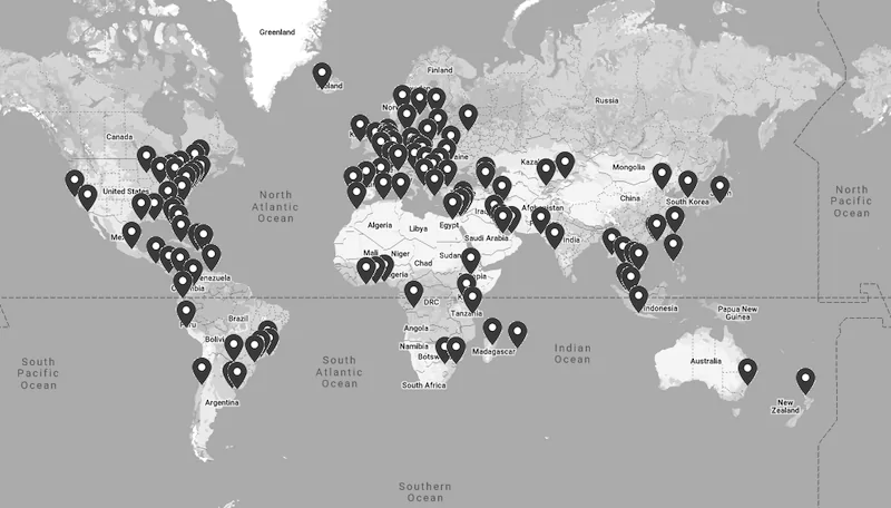 CCIF World Map