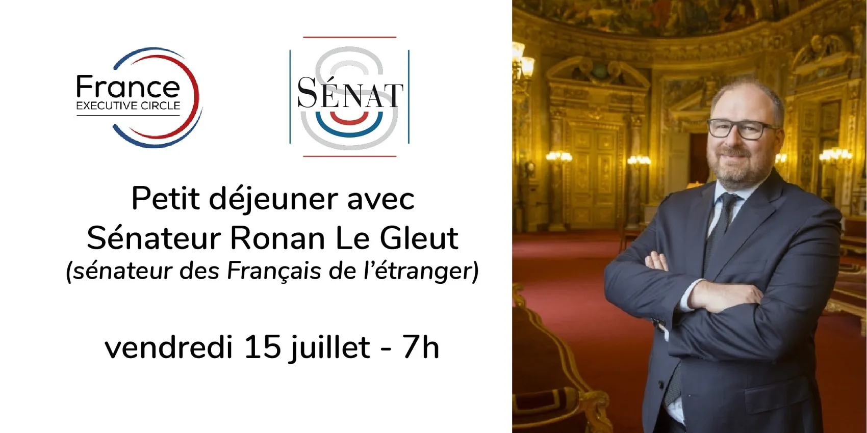Rencontre avec le Sénateur Ronan Le Gleut