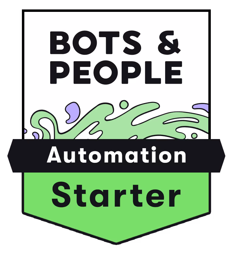 Green Automation Starter Abzeichen
