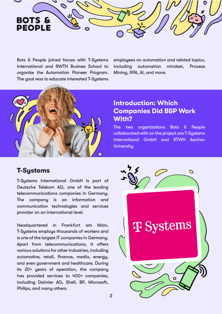 Automation Pioneer Program von Bots & People, T-Systems & RWTH Aachen 
