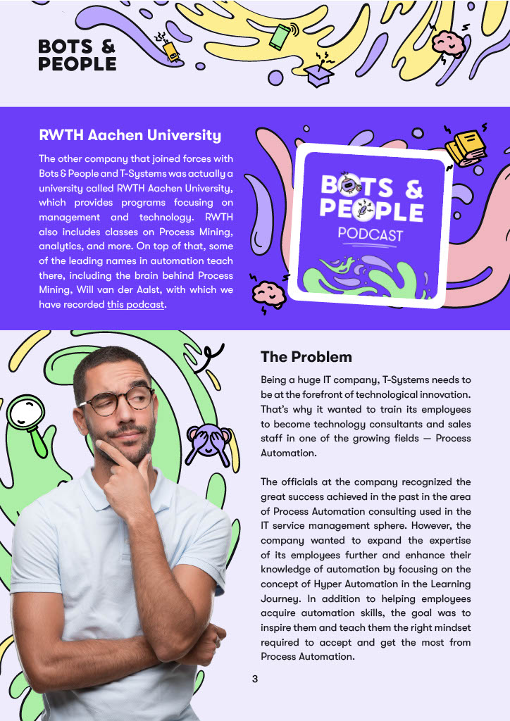 Automation Pioneer Program von Bots & People, T-Systems & RWTH Aachen 