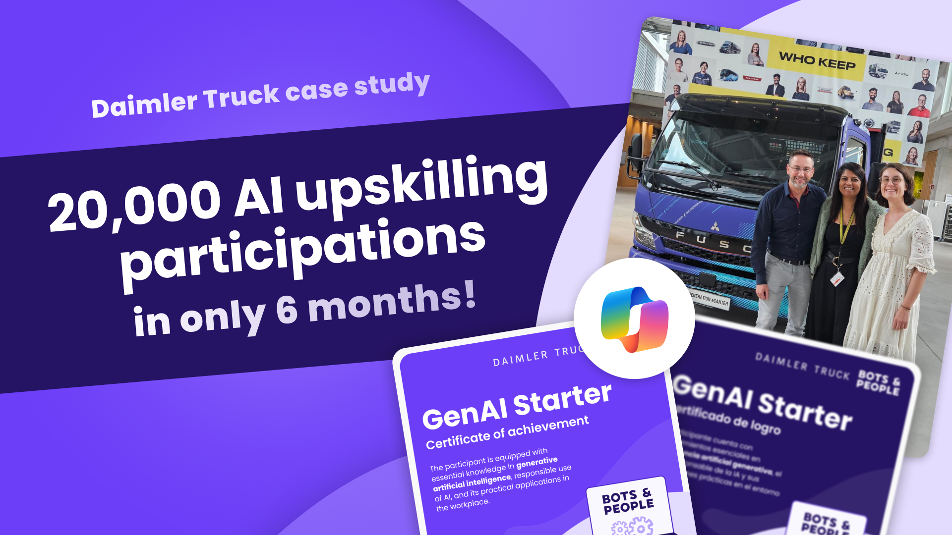20,000 AI upskilling participations in six months at Daimler Truck