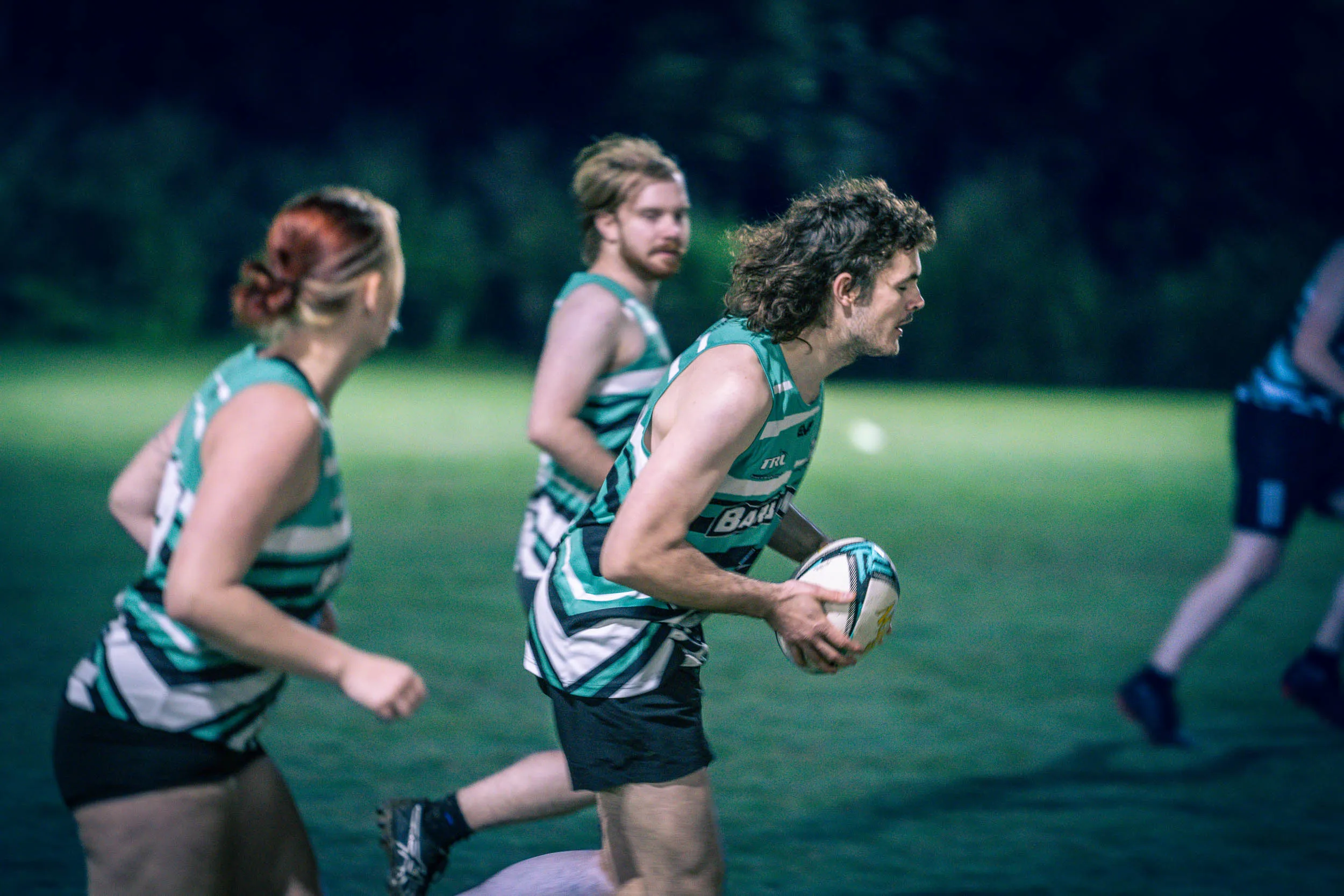 Mixed teams playing TRL touch rugby league competition
