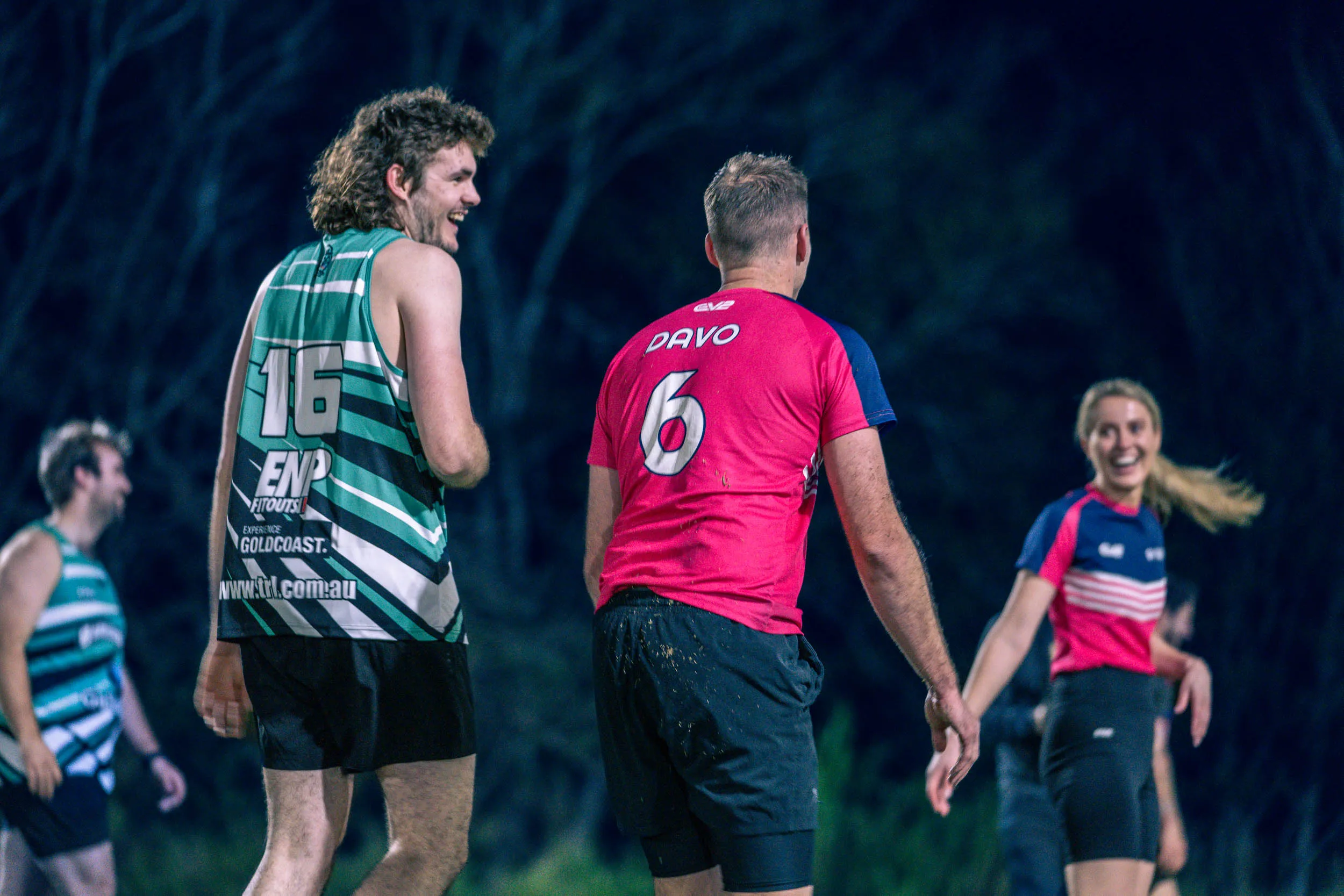 Mixed teams playing TRL touch rugby league competition
