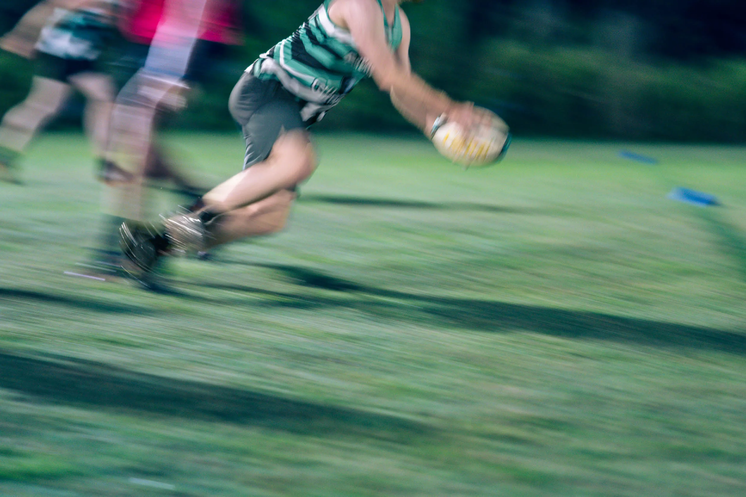 Person scoring a try TRL game
