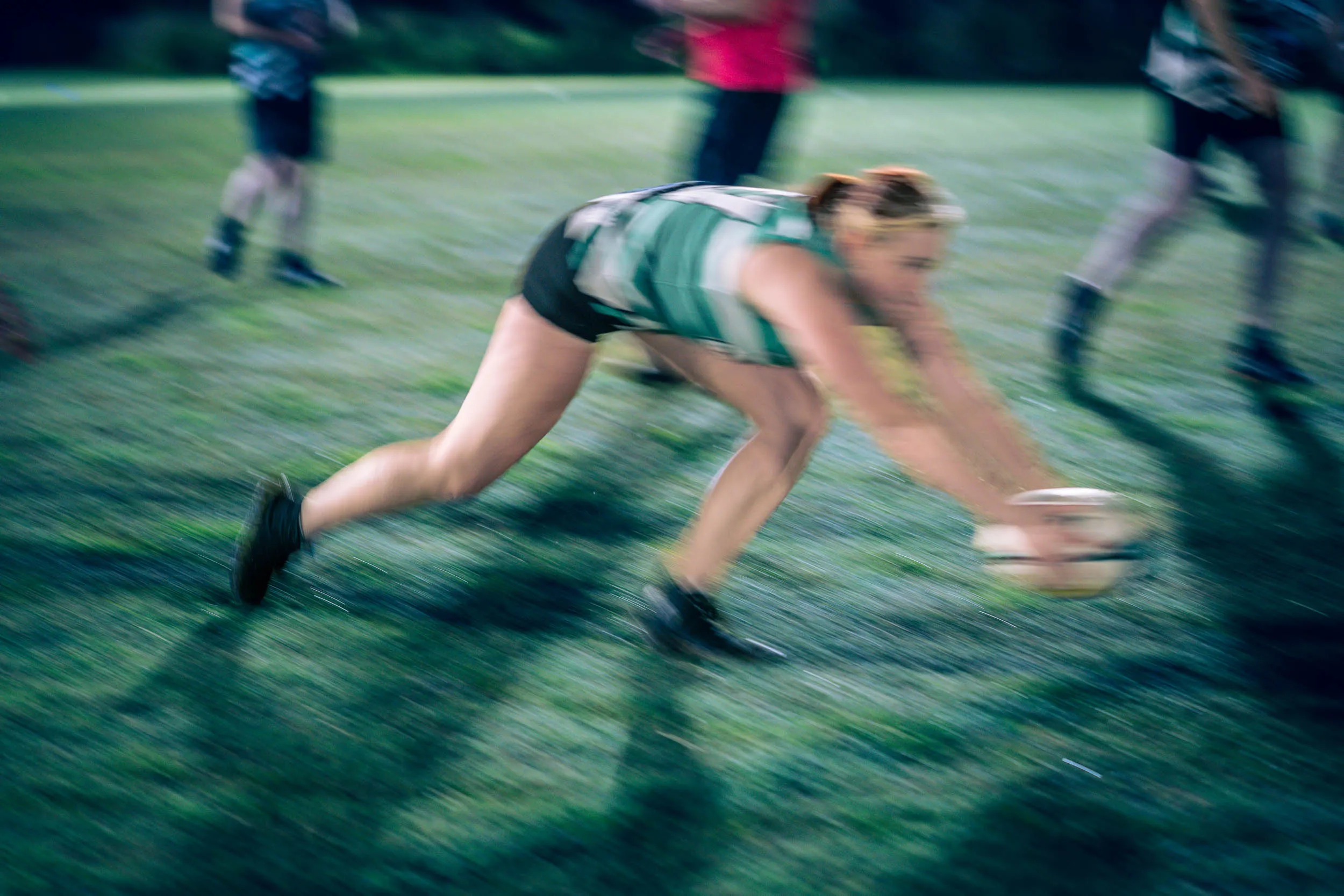 Person scoring a try TRL game