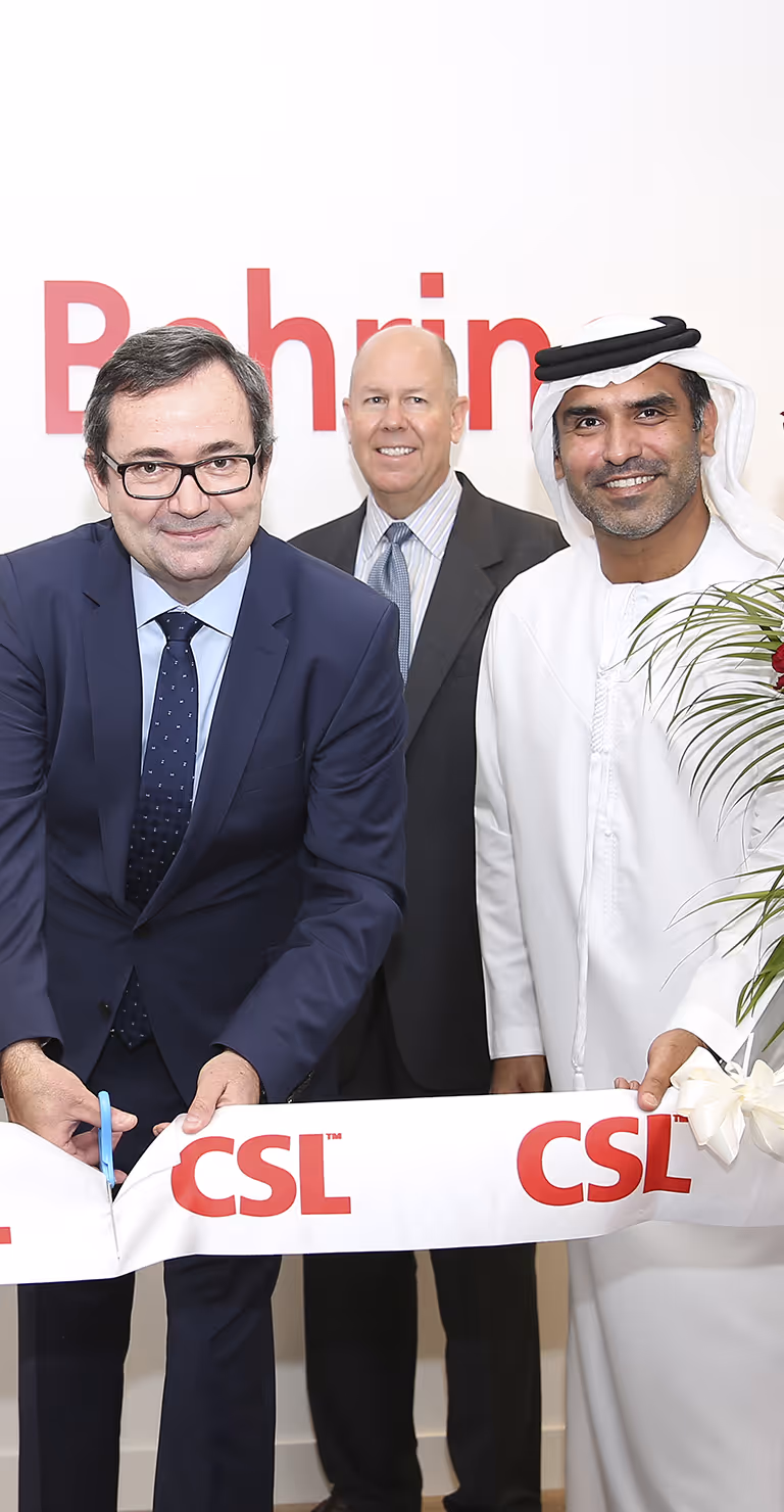 CSL Behring Opens Regional Headquarters at Dubai Science Park