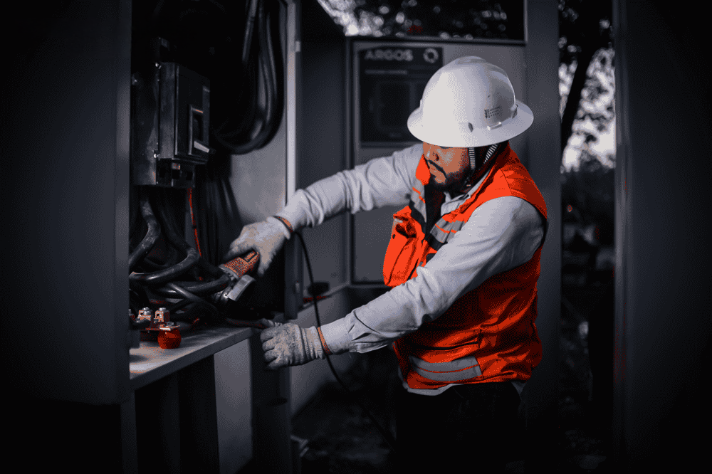 image of battery storage solutions for a green tech/cleantech company