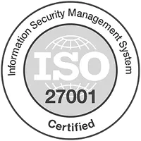 ISO certificate badge