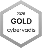 Gold cybervadis certificate badge