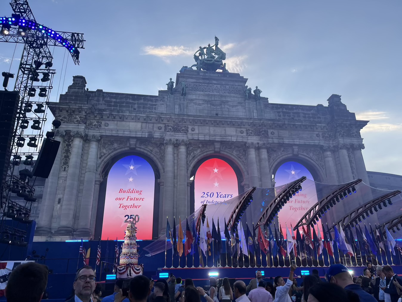 Brussels International Center Attends the Celebration of the 250th Anniversary of the United States